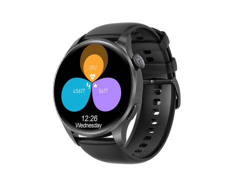 Smart Watch DT3 New crni (silikonska narukvica) (MS).