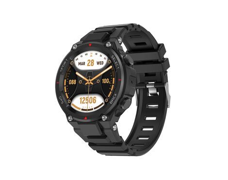 Smart Watch DT5 Sport crni (silikonska narukvica) (MS).