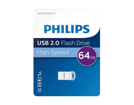 USB flash memorija Philips 2.0 64GB single port (FLP FM20UA064S/93) (MS).