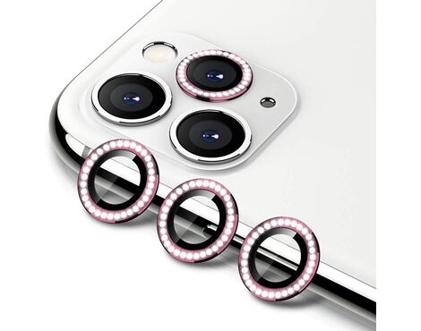 Zastita - kameru DIAMOND PREMIUM za Iphone 11 Pro/11 Pro Max pink (MS).