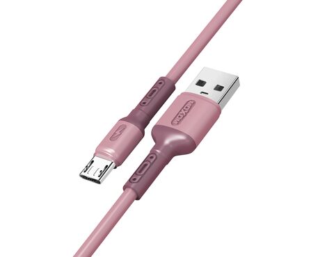 USB data kabl MOXOM MX-CB53 MICRO roze (MS).