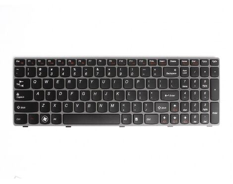 Tastatura - laptop Lenovo Z560 crna.