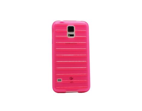Silikonska futrola Rib - Samsung I9600 S5/G900 pink.