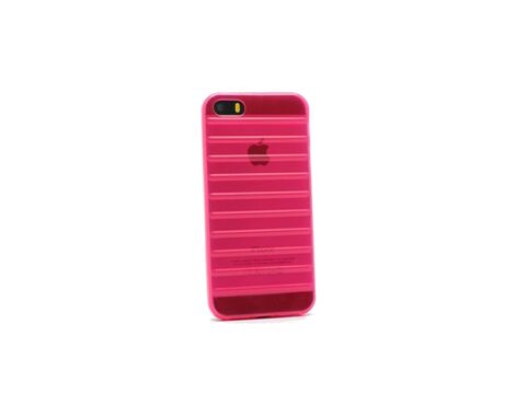Silikonska futrola Rib - iPhone 5 pink.