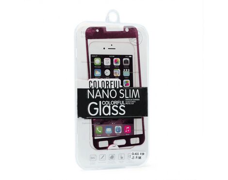 Tempered glass - Samsung J500F Galaxy J5 pink.