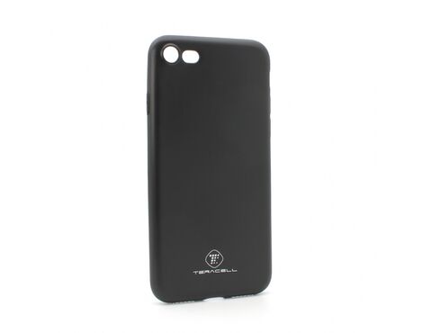 Silikonska futrola Teracell ultra tanka (skin) - iPhone 7/8/SE (2020)/SE (2022) mat crna.