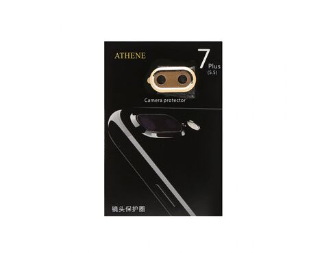 Metalna zastita kamere - iPhone 7 plus/8 plus zlatna.