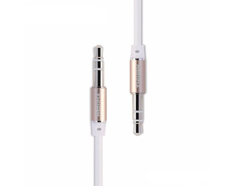 Audio kabl REMAX RM-L100 Aux 3.5mm beli 1m.