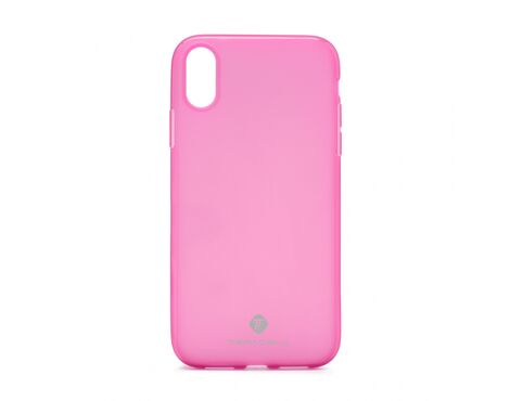 Silikonska futrola Teracell Giulietta - iPhone XS Max pink.