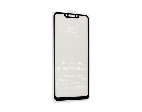 Tempered glass 2.5D full glue - Huawei Mate 20 Lite crni.