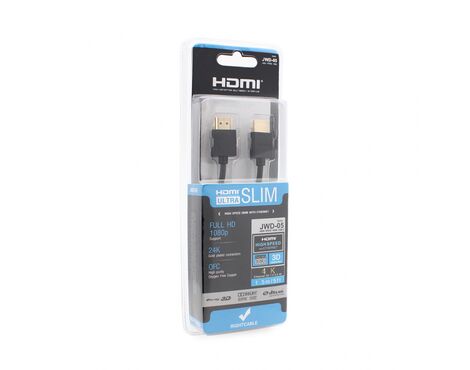 Kabl 1.4V HDMI slim bakarni 1.5m JWD-05.