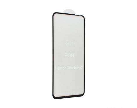 Tempered glass 2.5D full glue - Huawei Honor 30 crni.
