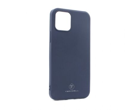 Silikonska futrola Teracell Giulietta - iPhone 12/12 Pro 6.1 mat tamno plava.