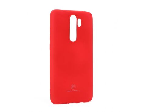 Silikonska futrola Teracell Giulietta - Xiaomi Redmi Note 8 Pro mat crvena.