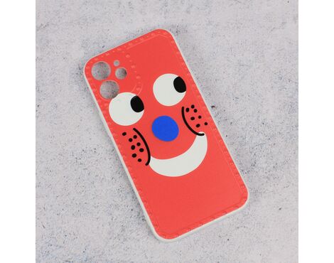 Futrola Smile face - iPhone 12 Mini 5.4 crvena.