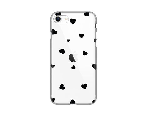 Silikonska futrola PRINT Skin - iPhone 7/8/SE (2020)/SE (2022) Hearts.