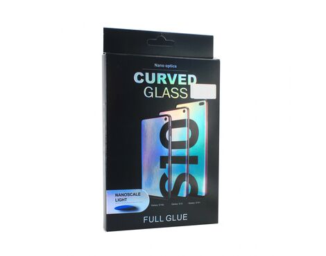 Tempered glass UV Glue Full Cover + Lampa - Samsung G991 Galaxy S21.