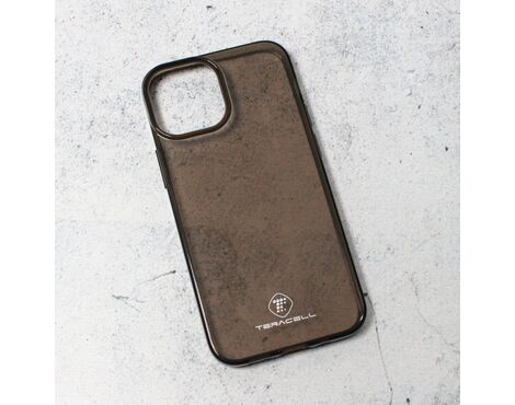 Silikonska futrola Teracell ultra tanka (skin) - iPhone 13 Mini crna.