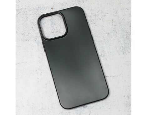 Silikonska futrola Skin - iPhone 13 Pro Max 6.7 mat crna.