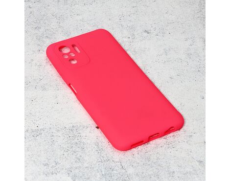 Silikonska futrola Teracell Giulietta - Xiaomi Redmi Note 10/Redmi Note 10S mat pink.