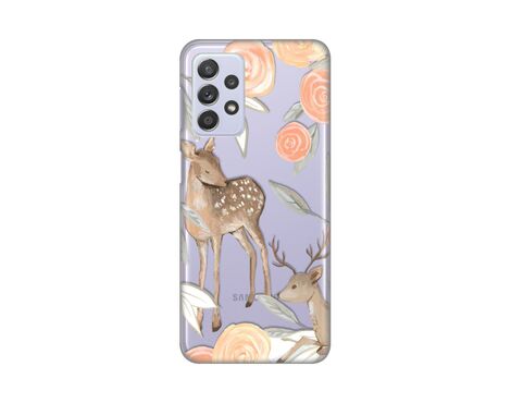 Silikonska futrola PRINT Skin - Samsung A336 Galaxy A33 5G Flower Deer.