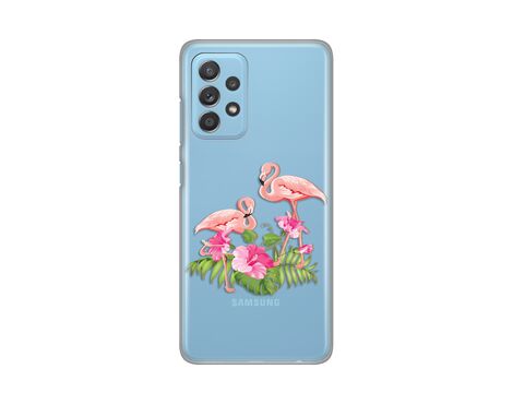 Silikonska futrola PRINT Skin - Samsung A536 Galaxy A53 5G Flamingo.