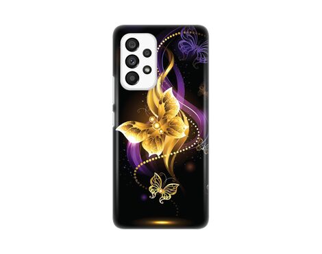 Silikonska futrola PRINT Skin - Samsung A536 Galaxy A53 5G Golden butterfly.