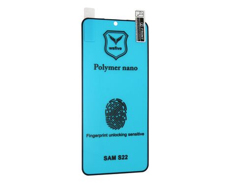 Folija Polymer Nano - Samsung Galaxy S22 crna.