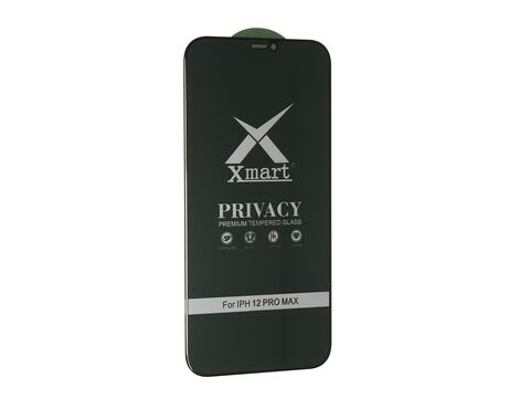 Tempered glass X mart 9D Privacy - iPhone 12 Pro Max 6.7.