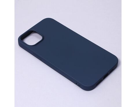 Silikonska futrola Teracell Giulietta - iPhone 14 Plus mat tamno plava.