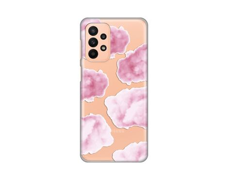 Silikonska futrola PRINT Skin - Samsung A235 Galaxy A23 Pink Clouds.