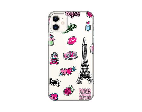 Silikonska futrola PRINT Skin - iPhone 11 6.1 Love Paris.