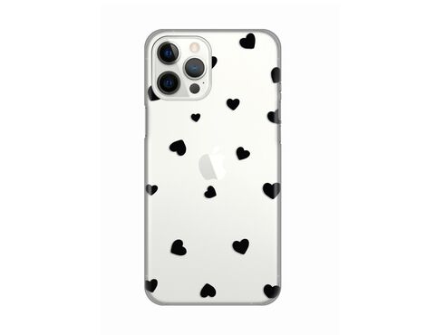 Silikonska futrola PRINT Skin - iPhone 12 Pro Max 6.1 Hearts.