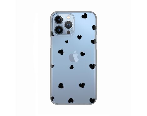 Silikonska futrola PRINT Skin - iPhone 13 Pro Max 6.7 Hearts.