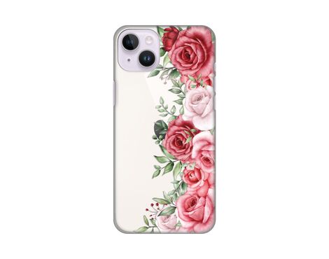 Silikonska futrola PRINT Skin - iPhone 14 Plus Wild Roses.