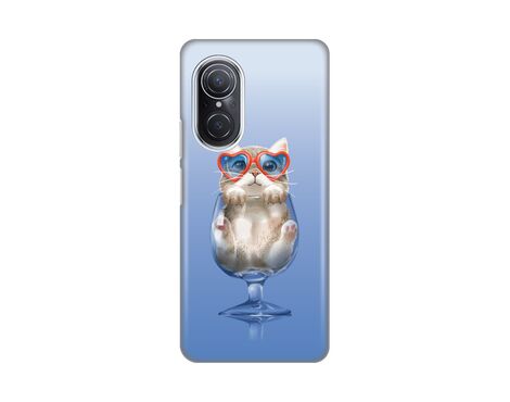 Silikonska futrola PRINT - Huawei Nova 9 SE/Honor 50 SE Funny Cat.