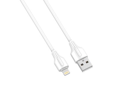 Data kabl LDNIO LS542 2.1A USB na Lightning beli 2m.