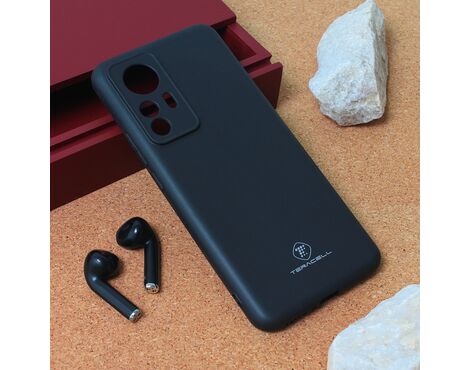 Silikonska futrola Teracell ultra tanka (skin) - Xiaomi 12T mat crna.
