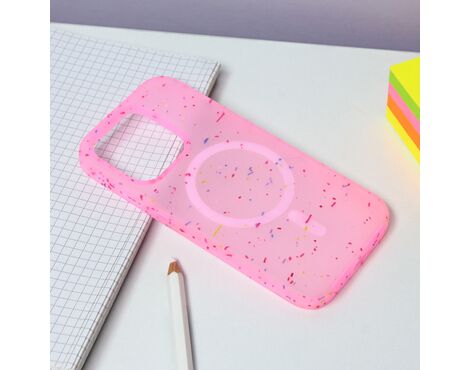 Futrola Colorful Magsafe - iPhone 14 Pro roze.