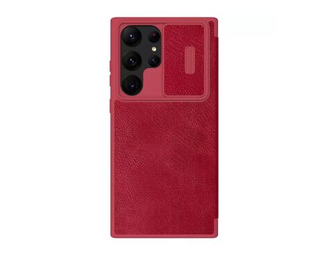 Futrola Nillkin Qin Pro Leather - Samsung S918B Galaxy S23 Ultra crvena.