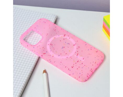 Futrola Colorful Magsafe - iPhone 14 roze.