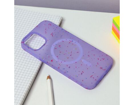Futrola Colorful Magsafe - iPhone 14 ljubicasta.
