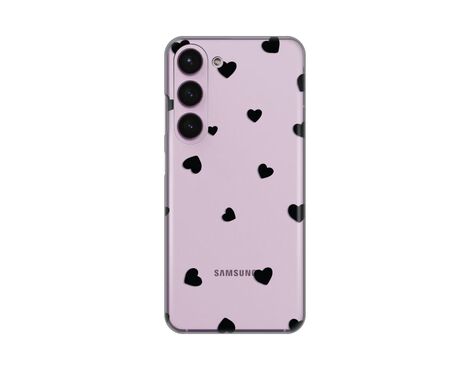 Silikonska futrola PRINT Skin - Samsung S916B Galaxy S23 Plus Hearts.