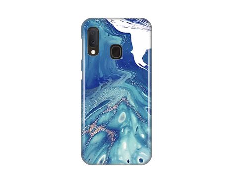 Silikonska futrola PRINT - Samsung A202 Galaxy A20E Blue Marble.