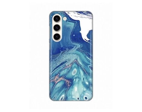 Silikonska futrola PRINT - Samsung S916B Galaxy S23 Plus Blue Marble.