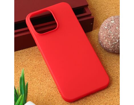 Silikonska futrola Teracell Giulietta - iPhone 15 Pro Max 6.7 mat crvena.