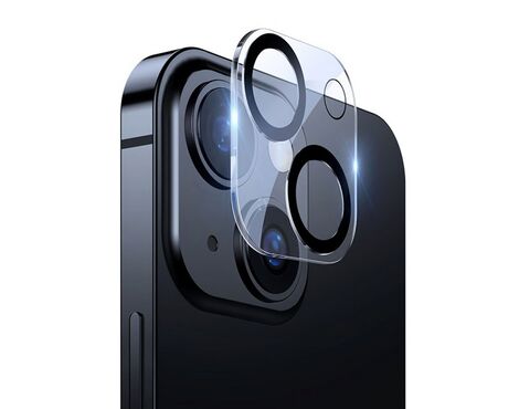Zastita kamere 3D Full Cover - iPhone 15 Transparent.