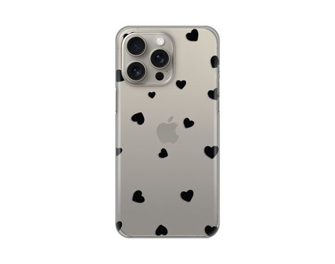 Silikonska futrola PRINT Skin - iPhone 15 Pro Max 6.7 Hearts.