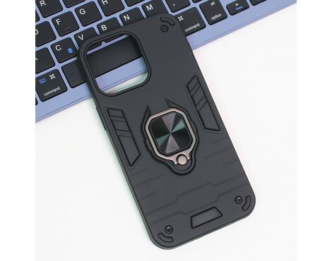 Futrola Cube Ring - iPhone 15 Pro Max 6.7 crna.