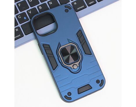 Futrola Cube Ring - iPhone 15 tamno plava.